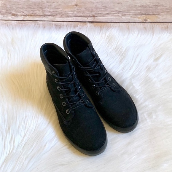 Timberland Women’s Black Dausette Sneaker Boots - Picture 4 of 8